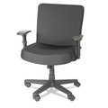 Alera Big and Tall Chair, 17-1/2" to 21", Adjustable Arms, Black CP210